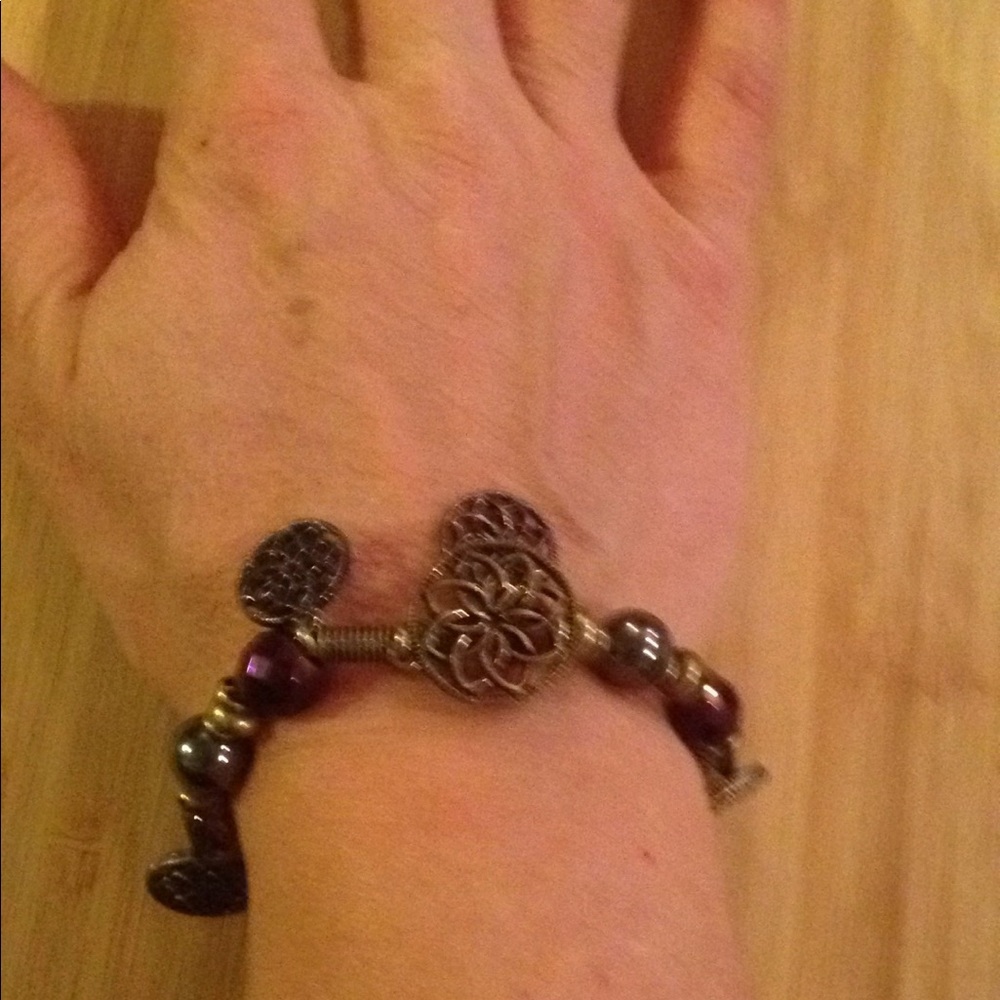 Cookie Lee Crystal Stretch Bracelet